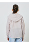 Girls Brown Striped Hooded Shirt - 4