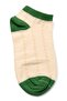 Women's Green Knitted Textured 6-Piece Booties Socks Set - Cotton Socks Below the Ankle - 3