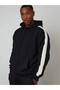 Men's Striped Detsyli Hooded Pocket Sweatshirt