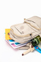 Unisex Stone Backpack with Clinker Laptop Compartment, Crinkle Waterproof Travel School Bag 40X30X15Cm - 7