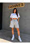 3-Piece Shorts for Women (Black-Grey-Navy Blue) Oversize Summer Shorts Anti-Sweat - 4