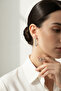 Set of 3 Modern Design Stone and Simple Gray Bijoux Earring Combination - 3