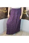 Elastic Waist 3-Layer Ruffle Viscose Fabric Skirt, Mevlana Long Cotton Skirt, Size 38-46 - 3