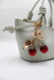 Women's Mint Knot Detailed Crossbody Hand and Shoulder Bag with Cherry Charm Accessory - 8