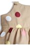100% Cotton Polka Dot Summer Baby Girl Jumpsuit with Straps - 3