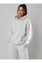 Women's Striped Hooded Sweatshirt with Pockets