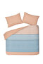 Hilaris Single Cotton Duvet Cover Set - Pink - 3