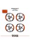 Cfmoto 250Nk Wide Wheel Fairing Sticker Decal Model Set of 16 Stickers High Quality - 2
