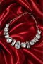 Women's Silver Color Big Drop Stone Crystal Necklace - 2