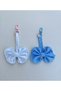 Handmade Fabric Bow Bag Accessory - Keychain - Bag Charm - 4