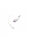 Cablu USB-A / Lightning 5A 1M Alb Ecologic Rezistent - 3