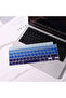 MacBook Pro 16.2 Inch M1 M2 M3 M4 M5 A2485 A2991 Compatible Turkish Q Keyboard Protector Blue Ombre Silicone