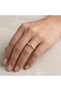 Zircon Stone Gold Women's Ring |   Elegant Minimal Design