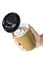 100Pcs 12oz Ripple Coffee Cups with Lids Disposable Cups for Takeaway Coffee, Tea or Hot Drinks -Brown - 2