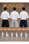 3-Pack Men's Shorts (Black-Grey-Navy Blue) Summer Shorts Comfortable and Anti-Sweat - 2