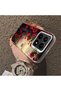 Mi 15t 5g Compatible Silicone Edge Hard Back Case Couple Phone Case with Floral Pattern - 4