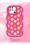 Redmi 10C Compatible Case Camera Protector Red Silicone Couple Phone Case Floral Pattern - 2
