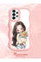 Samsung Galaxy A23 Compatible Case Camera Protector Pink Silicone Couple Phone Case Girl Pattern - 2