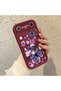 Tecno Spark Slim 5g Compatible Case Camera Protector Burgundy Silicone Couple Phone Case Butterfly Pattern - 3