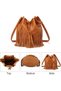 Leather Bucket Bags for Women Crossbody Purses Ladies Shoulder Handbags - 6