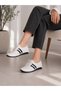 Women's Lace-Up Stripe Detailed Sneaker Sports Shoes