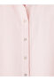 Özmarka New Season Pink Oversize Muslin Women's Shirt - 7