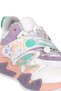 Knight I Girls' Velcro White / Lilac Casual Sneakers - 4
