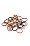300 Pcs Mini Elastic Hair Bands in Jar, Multicolour, Rubber, Cute Bunny Lid, Multipack - 5