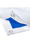 Heavy Duty Tarpaulin Sheet White Tarp Multi Purpose UV Resistant Waterproof Ground Cover(3.92Mtr X 1.92Mtr) - 3