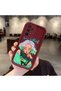 Samsung Galaxy A23 Compatible Case Camera Protector Burgundy Silicone Couple Phone Case Girl Pattern