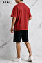 Bklyn Printed Cotton Fabric Men's T-Shirt-Shorts Set - 4