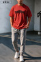 Trust Issue Printed Oversize T-Shirt & Gray Pants Tracksuit Set