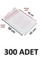 300 Pieces 35 X 45+5 cm Adhesive Transparent Glossy Opp Bags Dowry Bags