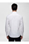 Ozmarka New Season White Slim Fit Poplin Men's Shirt - 4