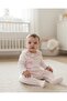 Baby Ruffle Collar Floral Booties Quilted Side Snap Jumpsuit