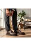 Jf-599 Men's Genuine Leather Thick Soled Premium Casual Shoes - 3