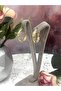 Women's Gold Color Steel Twisted Patterned 2-Piece Hoop Earrings (2X2Cm) - 4