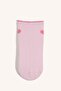 Heart Patterned Seamless 7-Piece Cotton Long Light Pink Socks for Baby Girl H9225A5Ns - 3