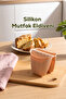 33006-1 Silicone Oven Glove Heat Insulated Microwave Oven Cookware Tray Holder Cream