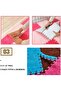 12Pcs Interlocking Foam Mats, Fluffy Carpet Tiles, Plush Area Rug, Square Splicing Floor Tiles, Soft Playmat Puzzle Floor Mat for Play Room, Blue 30*30*1cm - 6