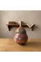 Handmade Ceramic Decorative Vase – Artistic Glazed Design |   16 cm |   Antique - 2