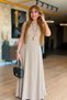 New Season Women's Zero-Sleeve Crew Neck Maxi Viscose Dress - 4