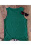 Flowers Patterned Women's Cotton Off-The-Shoulder (Sleeveless) Summer T-Shirt - 2
