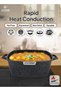 Life Smile Granite Nonstick Cookware Set with Lids & Silicone Gloves – Induction Compatible Aluminum Pots, PFOA-Free, Scratch Resistant - 5