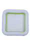140cm Square Inflatable Kids Pool with Canopy, Multicolour - 6