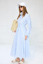 Striped Dress with Elastic Waist - 2