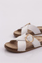 S129 Women's Belt Buckle Detailed Slippers - 4