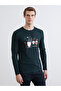 Esvab • Modern & Distinctive New Year's Themed Men's Pajama Set - 2