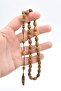 Hakkı Usta Signed Beyzi Cut Walnut Wood Prayer Beads - 5