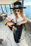 Handmade Beach Pool Bag and Hat Set with Scarf Multi-Purpose Easy to Clean Washable Decorative Bag and Hat Set Summer Fashion Combo - 7
